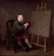 William Hogarth Self-portrait oil painting reproduction